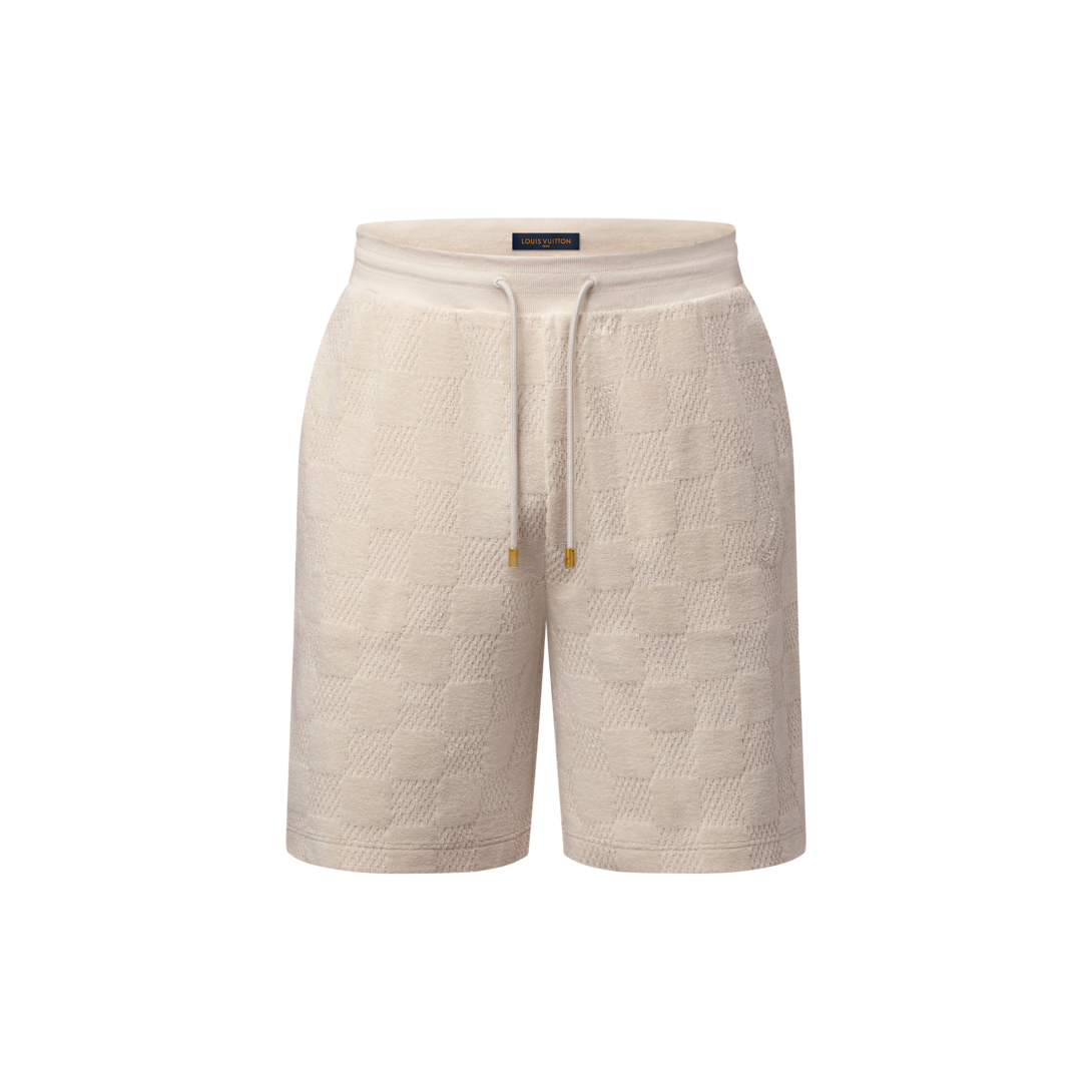 Damier French Terry Shorts - Men - Ready-to-Wear | LOUIS